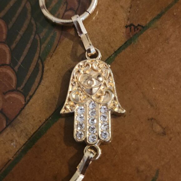 Hamsa Protection Blessings Necklace - Picture 1 of 6